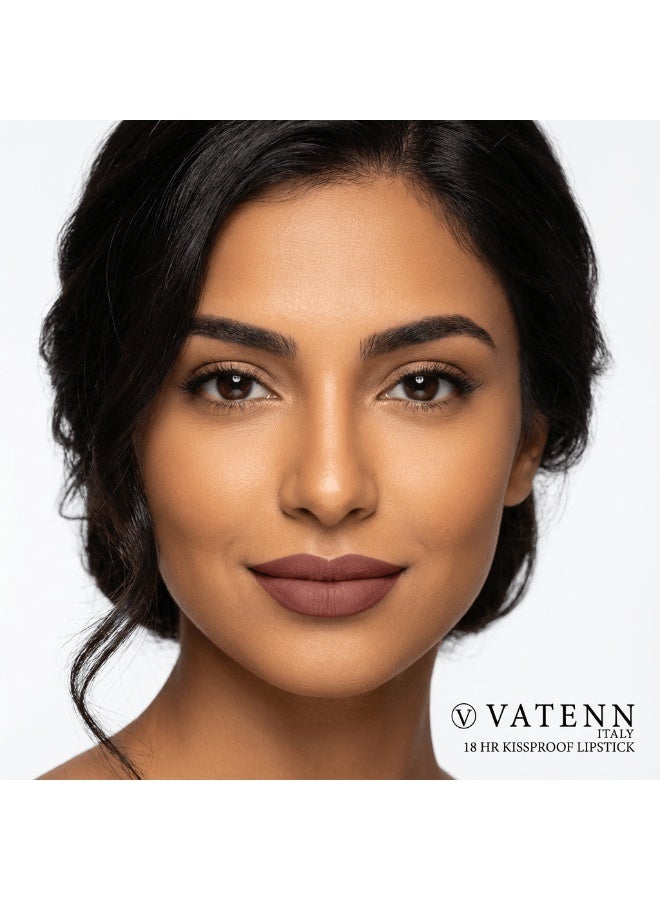 VATENN ITALY 18 Hr Kissproof Lipstick 33 Matte liquid lipstick, Lead-Free ,No Dry Feel, Weightless Feel, Vinyl Ink Kissproof /Lip Lingerie Transfer-Proof, All Day Wear. - Image 3